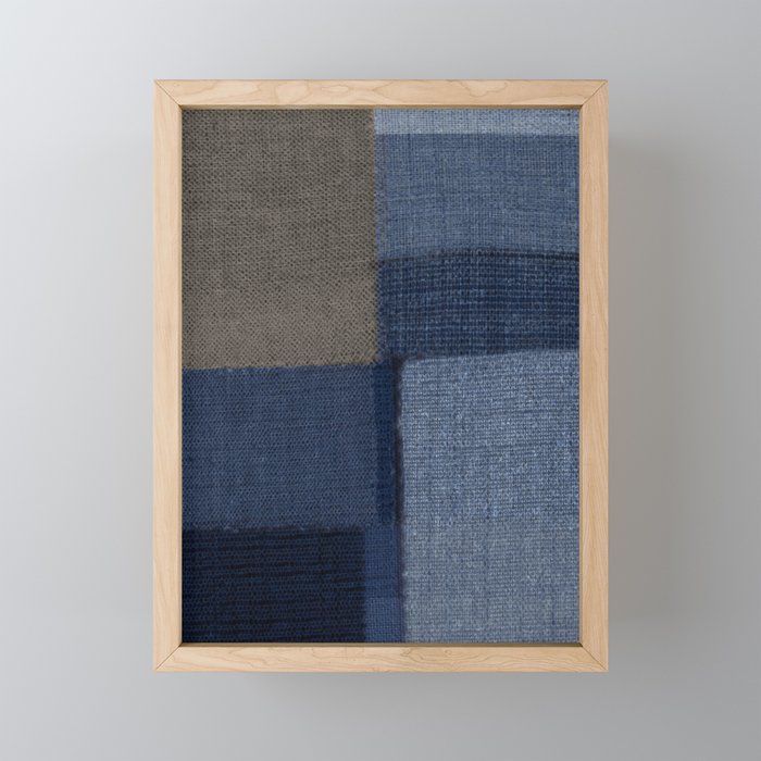 Blue Tone Abstract Mini Art Print Gallery Image 1