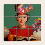 The Reader // Fireworks Wood Wall Art Gallery Image 1