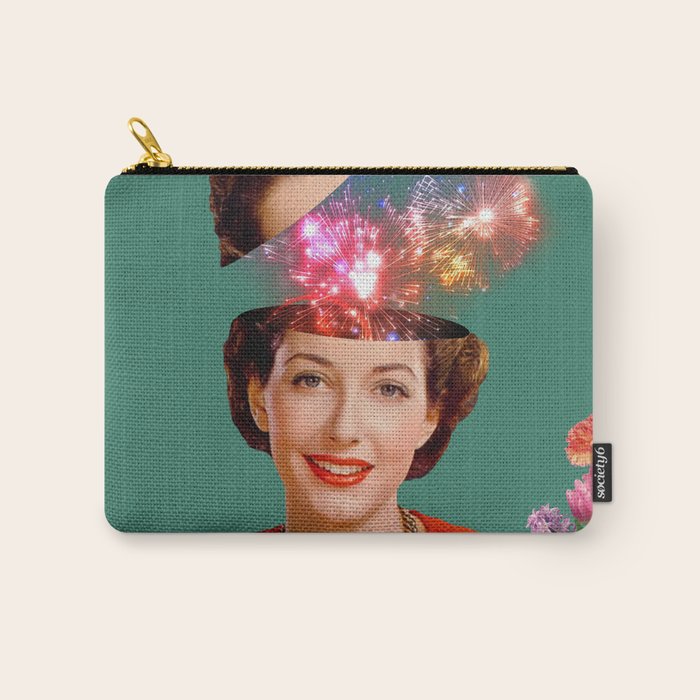 The Reader // Fireworks Carry All Pouch Gallery Image 1