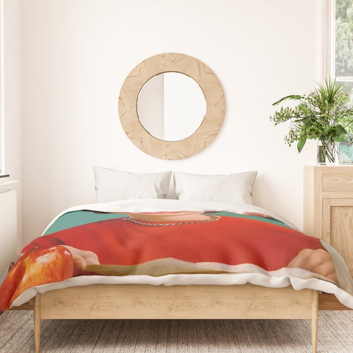 The Reader // Fireworks Duvet Cover Gallery Image 3