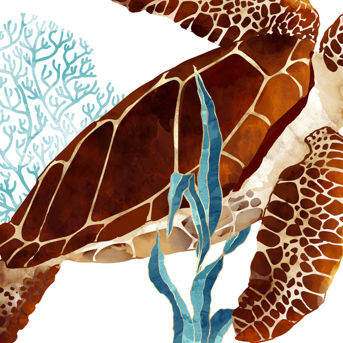 Metallic Sea Turtle-Custom Coffee Mug Gallery Image 2