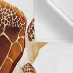 Metallic Sea Turtle-Custom Wall Tapestry Gallery Image 3