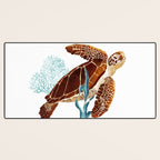 Metallic Sea Turtle-Custom Desk Mat Gallery Image 3