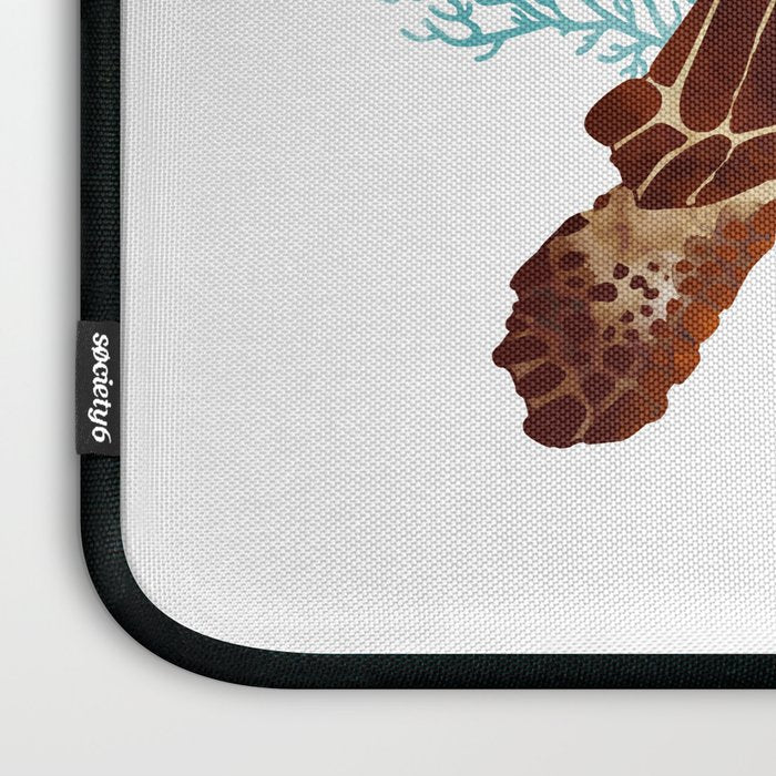 Metallic Sea Turtle-Custom Laptop Sleeve Gallery Image 3