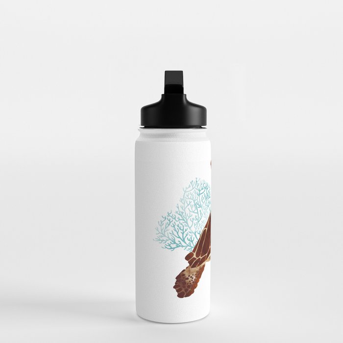 Metallic Sea Turtle-Custom Water Bottle Gallery Image 3