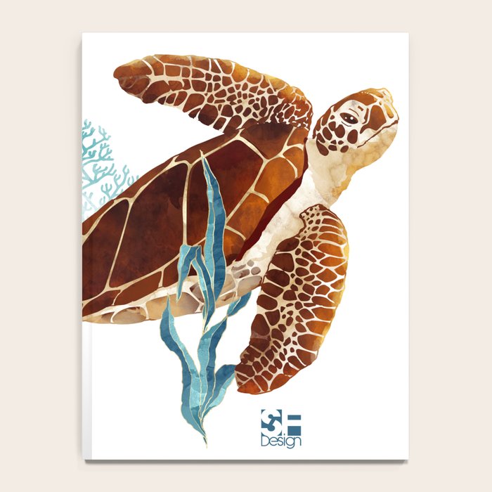 Metallic Sea Turtle-Custom Notebook Gallery Image 4