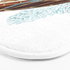 Metallic Sea Turtle-Custom Bath Mat Gallery Image 3