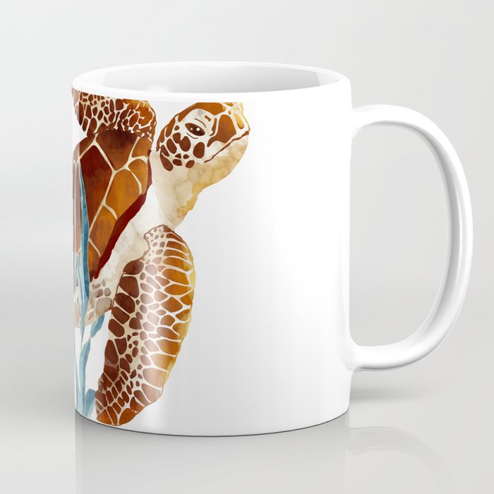 Metallic Sea Turtle-Custom Coffee Mug Gallery Image 1