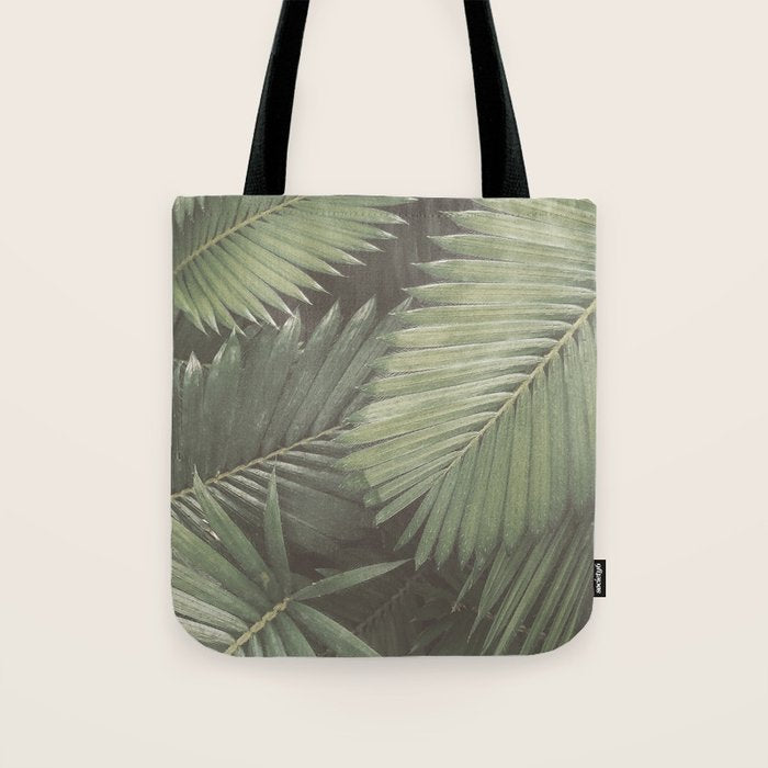 Tropical Leaves Tote Bag Gallery Image 1