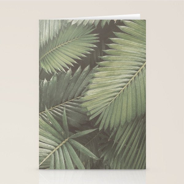 Tropical Leaves Stationery Card Gallery Image 2
