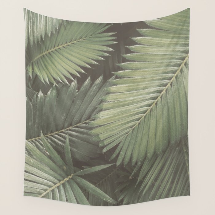 Tropical Leaves Wall Tapestry Gallery Image 4