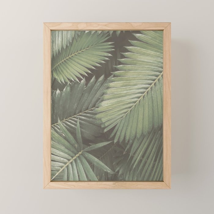 Tropical Leaves Mini Art Print Gallery Image 1