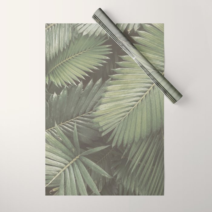 Tropical Leaves Wrapping Paper Gallery Image 1