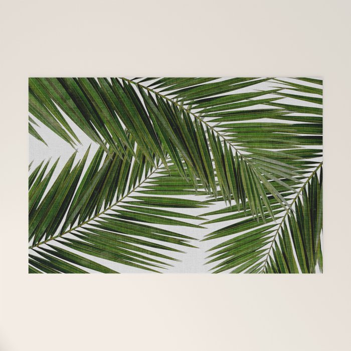 Palm Leaf III Welcome Mat Gallery Image 1
