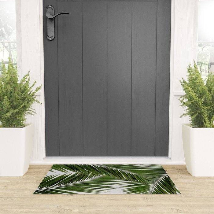Palm Leaf III Welcome Mat Gallery Image 3