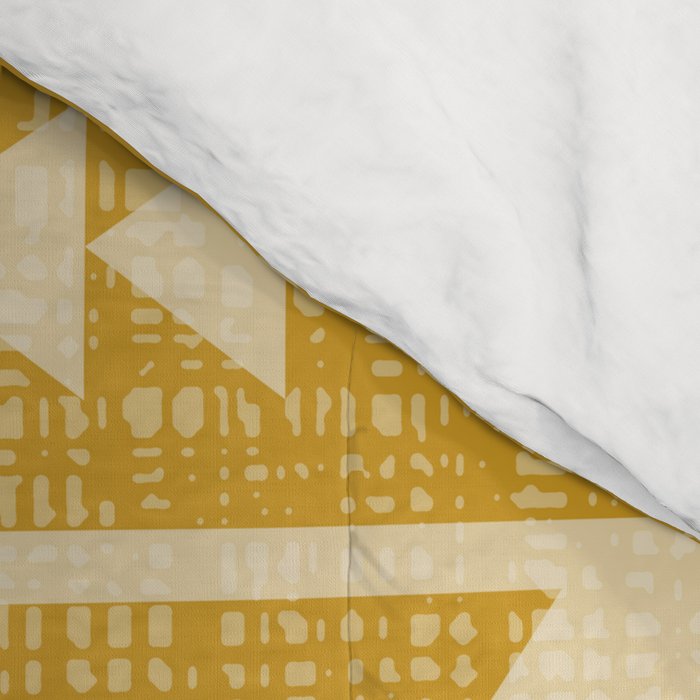 Southwestern Pattern 136 Yellow Comforter Gallery Image 4