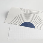 Geo Blue Balance Wrapping Paper Gallery Image 2