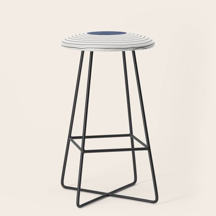 Geo Blue Balance Stool Gallery Image 1
