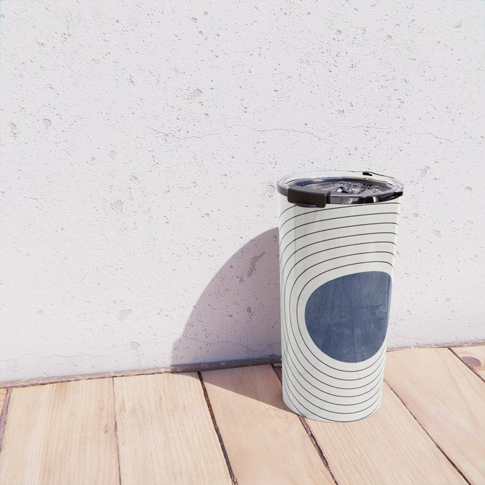 Geo Blue Balance Travel Mug Gallery Image 4