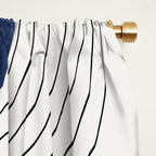Geo Blue Balance Window Curtain Gallery Image 2