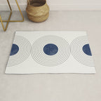 Geo Blue Balance Rug Gallery Image 1