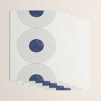 Geo Blue Balance Wrapping Paper Gallery Image 3