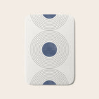 Geo Blue Balance Bath Mat Gallery Image 1