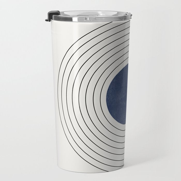 Geo Blue Balance Travel Mug Gallery Image 3