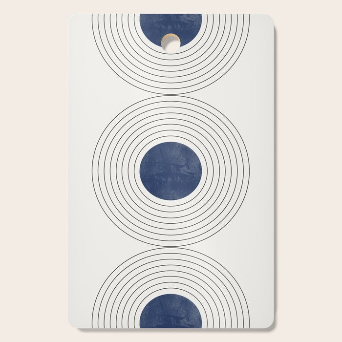 Geo Blue Balance Cutting Board Gallery Image 1