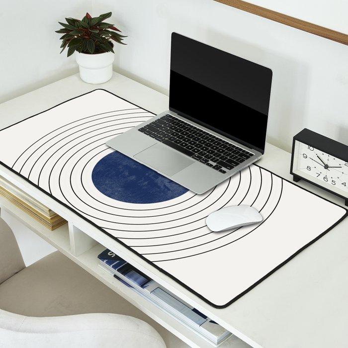 Geo Blue Balance Desk Mat Gallery Image 2