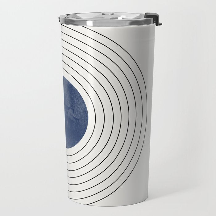 Geo Blue Balance Travel Mug Gallery Image 2
