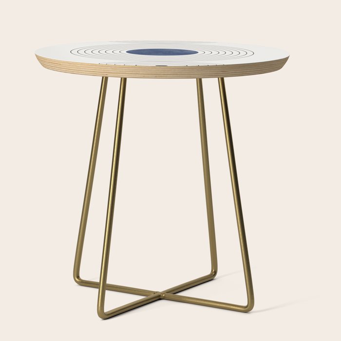 Geo Blue Balance Side Table Gallery Image 1