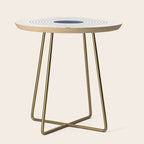 Geo Blue Balance Side Table Gallery Image 1