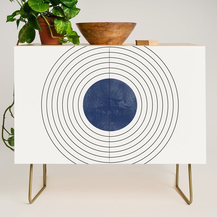 Geo Blue Balance Credenza Gallery Image 1