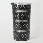 mud cloth stitch - onyx Travel Mug Gallery Image 3