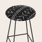 mud cloth stitch - onyx Stool Gallery Image 2