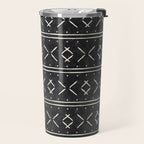 mud cloth stitch - onyx Travel Mug Gallery Image 2