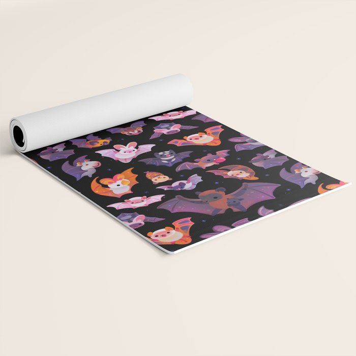 Bat Yoga Mat Gallery Image 2