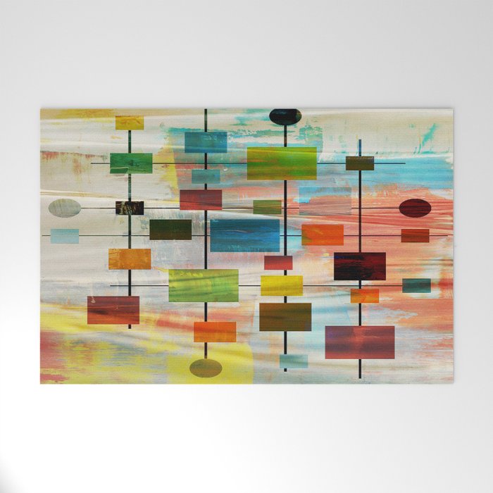 Mid-Century Modern Art 1.3 -  Graffiti Style Welcome Mat Gallery Image 1