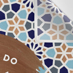 It Really Do Be Like That Sometimes â Blue & Rose Gold Wall Tapestry Gallery Image 3