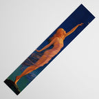 Reaching for the moon female portrait painting by Edward Mason Eggleston Table Runner Gallery Image 3