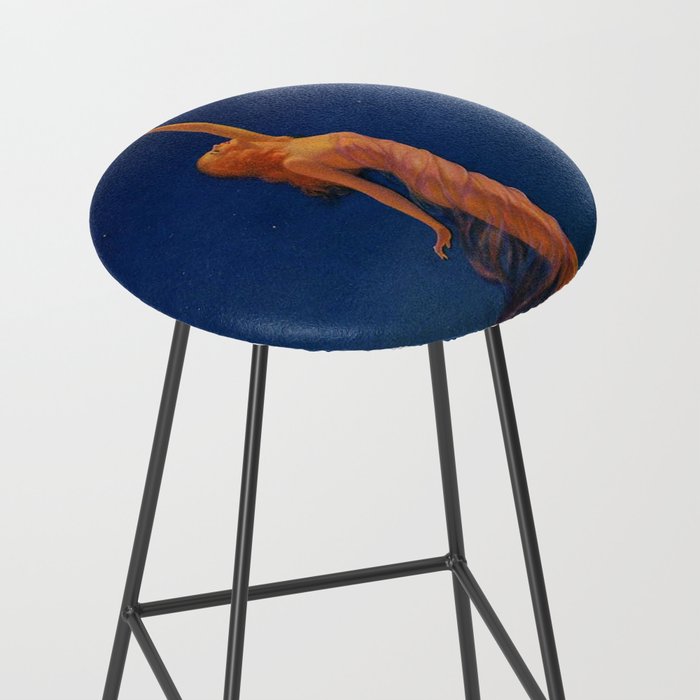 Reaching for the moon female portrait painting by Edward Mason Eggleston Stool Gallery Image 2