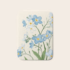 Wildflower Garden in Soft Tones Bath Mat Gallery Image 1