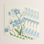 Wildflower Garden in Soft Tones Wrapping Paper Gallery Image 3