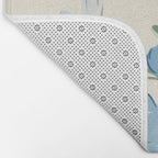 Wildflower Garden in Soft Tones Bath Mat Gallery Image 2