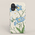 Wildflower Garden in Soft Tones iPhone Case Gallery Image 1
