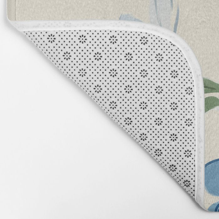 Wildflower Garden in Soft Tones Bath Mat Gallery Image 2