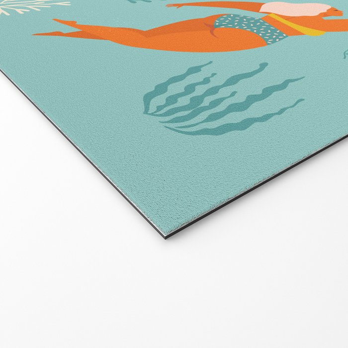 Swimming girl Welcome Mat Gallery Image 2