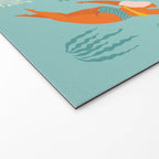 Swimming girl Welcome Mat Gallery Image 2