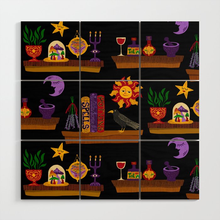 Witches Cabinet Wood Wall Art Gallery Image 1